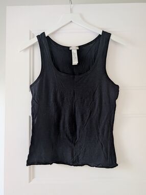 Hanro Navy/Black Tank Top Medium